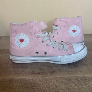Converse Chuck Taylor Hi Top Donut Glaze Heart Girls Sneakers pink size 2 shoes